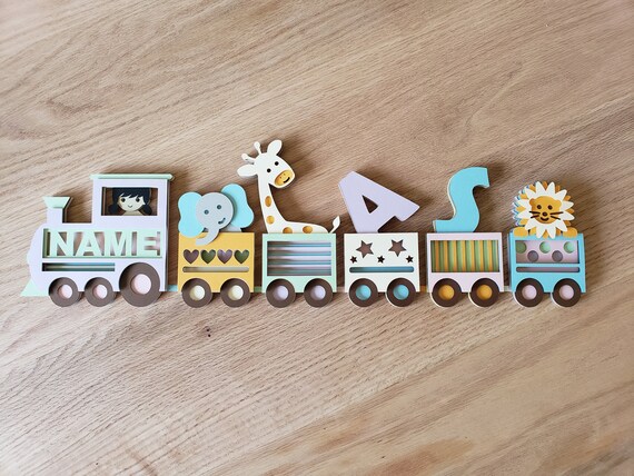 Download 3d Layered Circus Zoo Train Mandala With Personalized Front Etsy