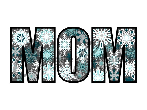 Download 3d Layered Mandala Multi Layer Letters In Mom And Snowflakes Etsy