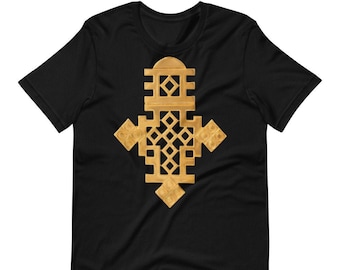 Ethiopian Cross Tshirt, Ethiopian Tshirt, Habesha Tshirt, Rastafarian Tshirt, Orthodox Christian Tshirt, Tanayitu Tee, Habesha Kemis, Unisex