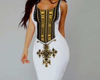 chiffon habesha dress