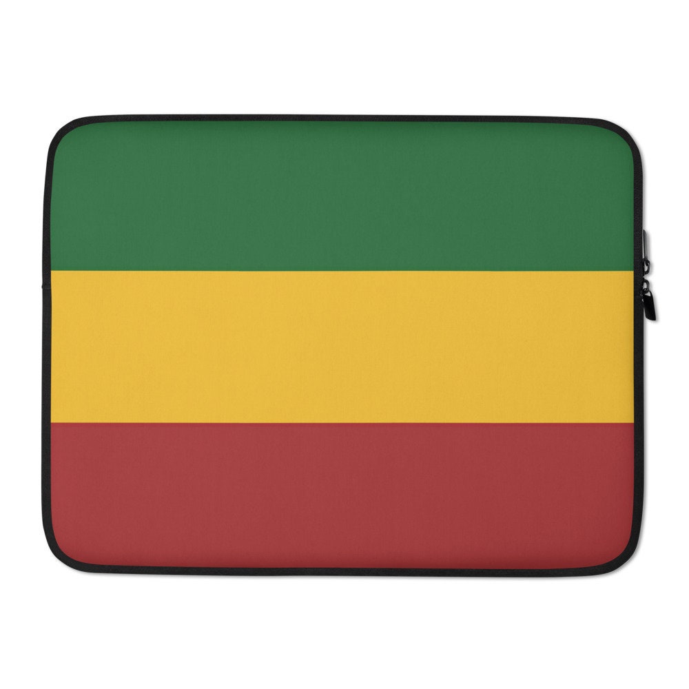 Ethiopian Flag Laptop Case, Habesha Flag Laptop Case, Ethiopian Laptop