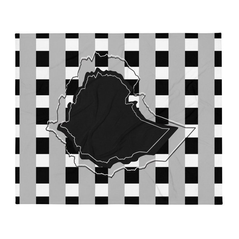 Ethiopian Throw, Habesha Throw, Ethiopian Blanket, Habesha Blanket