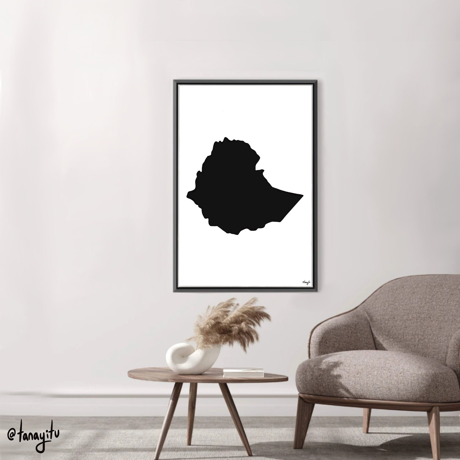 Ethiopian Map, Ethiopian Art, Habesha Art, Ethiopian Poster, Habesha Prints, Habesha Poster