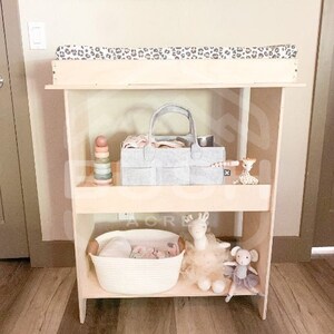 Wood baby changing unit clearance