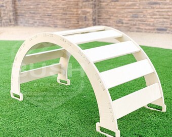 QUINN- Montessori Furniture Pikler Arch - Gift Kids - Kids Rock Climbing Toys - Toddler Gym - Montessori Toy Rocker – Wooden Arch Climber