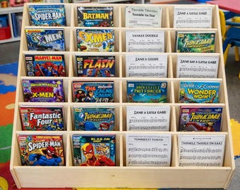 Comic Book Storage Music Sheet Storage Preschool Storage and Organization for Classroom and Playroom Day Care Storage ALEX