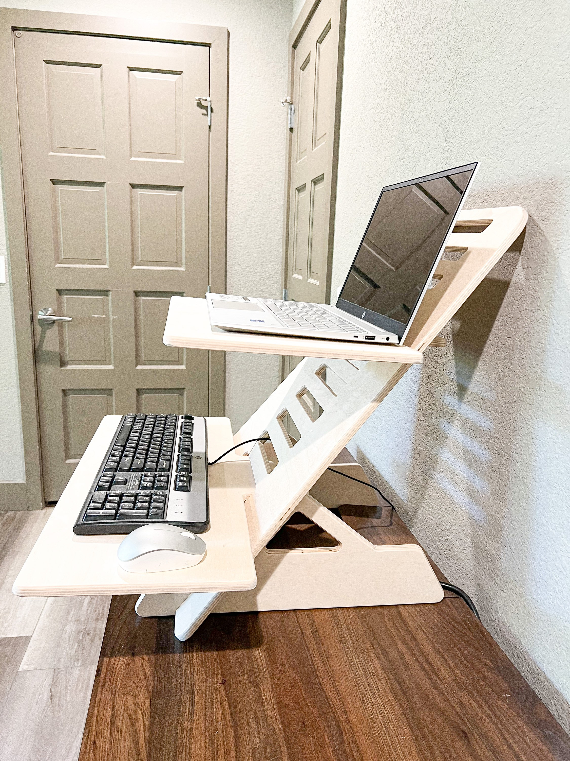Sit Stand Desk Standing Desk Standing Work Station Desk Organizer Desk for Home Office Laptop Stand GABRIEL