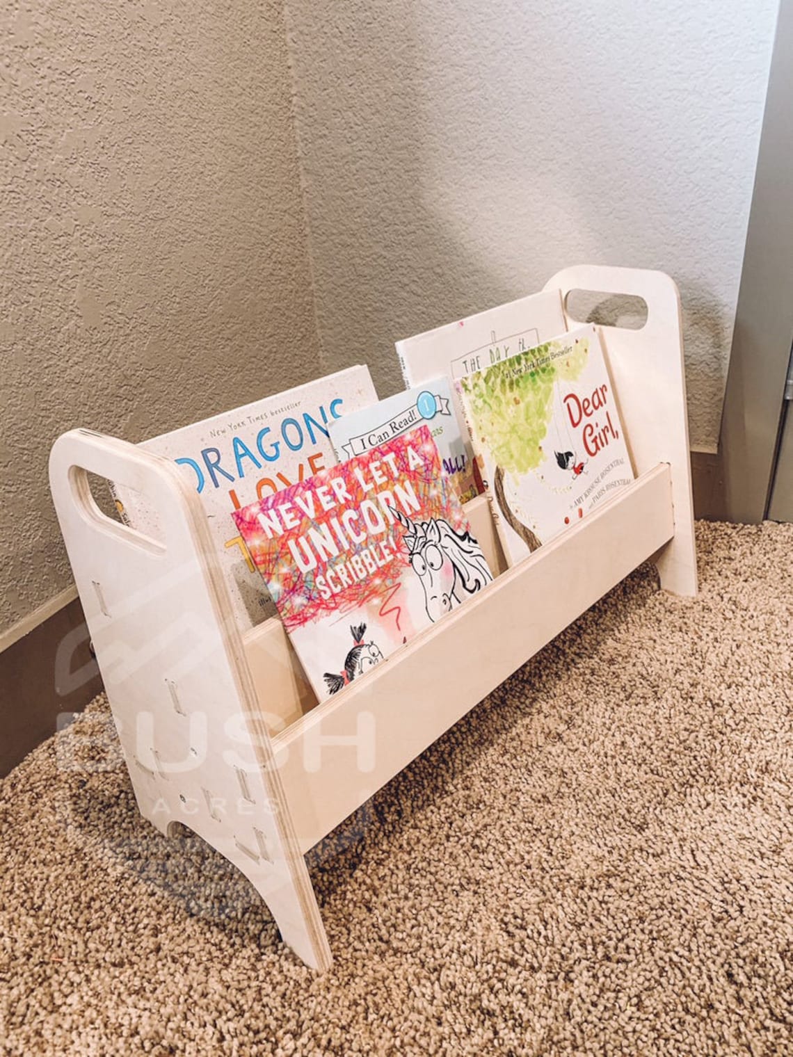 Kids Portable Bookshelf Montessori Bookshelf Toddler Etsy