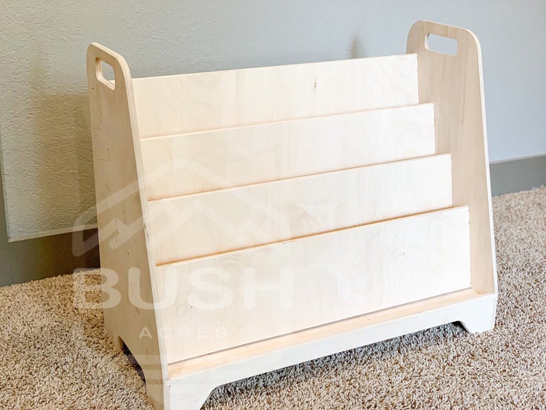 TOMI Large Montessori Bookshelf Toddler Bookcase Etsy