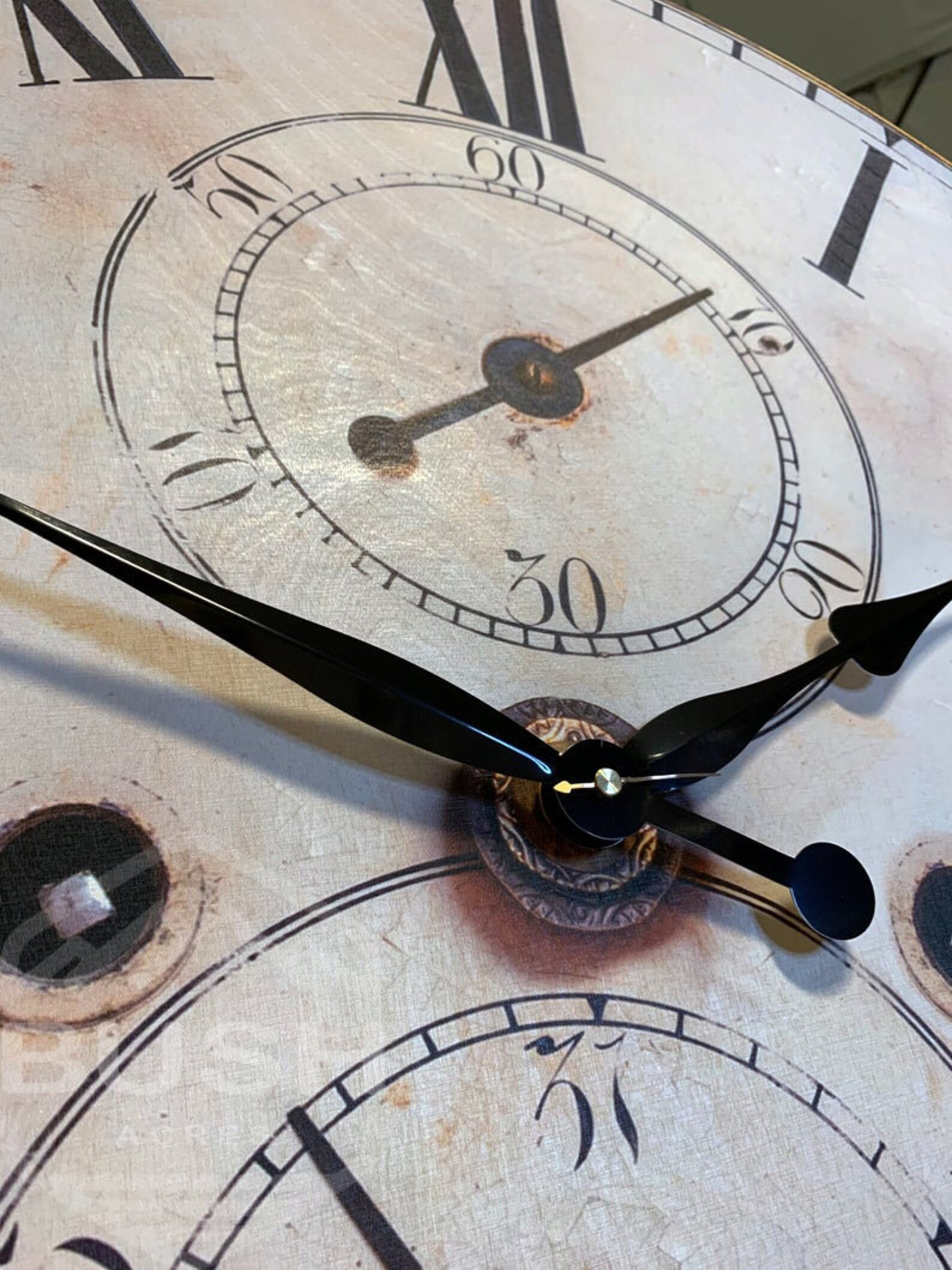 Large Wall Clock 35 Clock Large Wall Art Clocks Etsy