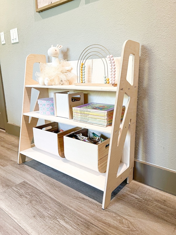 Montessori Toy Shelf Toddler Toyshelf Montessori Wooden Furniture Nursery Gift Wooden Toy Storage Playroom Decor Kids Room Storage SIENNA Etsy Canada