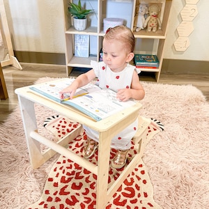 MARLIN- Montessori Desk | Wooden Toddler Table | Toddler Desk | Desk for Kids | Montessori Furniture | Wooden Furniture | Bush Acres USA!