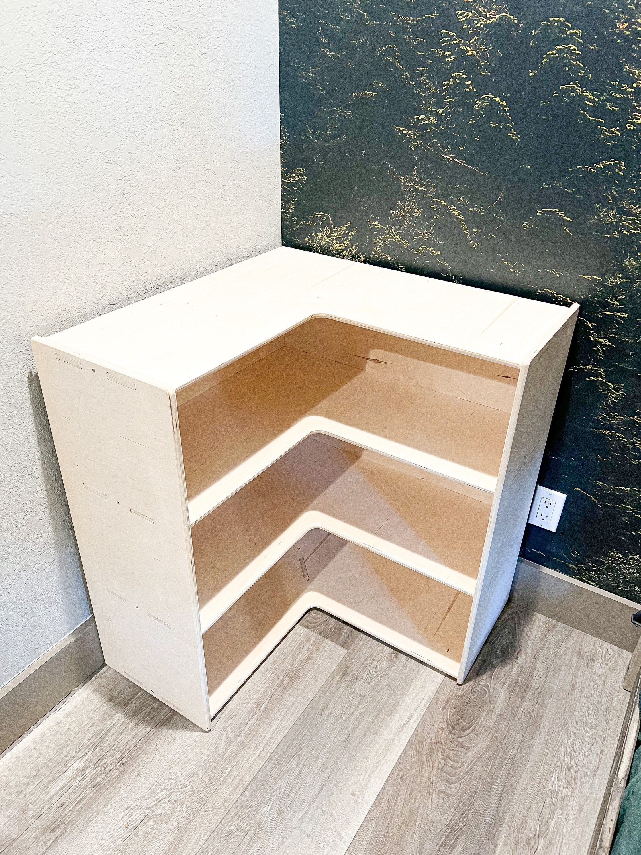 ひのき棚　おもちゃ棚　モンテッソーリ 絵本棚 おもちゃ棚 ✨ 木製 モンテッソーリ 完成品 - oneHeart