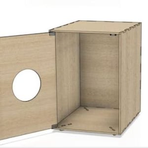 Cat Litter Box for Cat Custom Pet Furniture for Cats House for Cats Hidden Litter End Table Cat ROMY For LITTER ROBOT 4