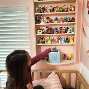 Tonie Shelf Tonies Display shelf Customizable Tonie Shelf Made in USA Tonie Box Shelf for Kids- REMI