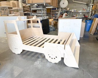 Tractor bed for Boys Room for Boys Car Beds Kids Room Boys Bed Kids Bed with Personalization- O’REILLY