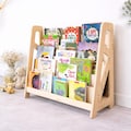 Montessori Bookshelf for Toddler Front Facing Bookshelf For Kids Gift for 2 year Old Children's Furniture Book Storage- SIERRA