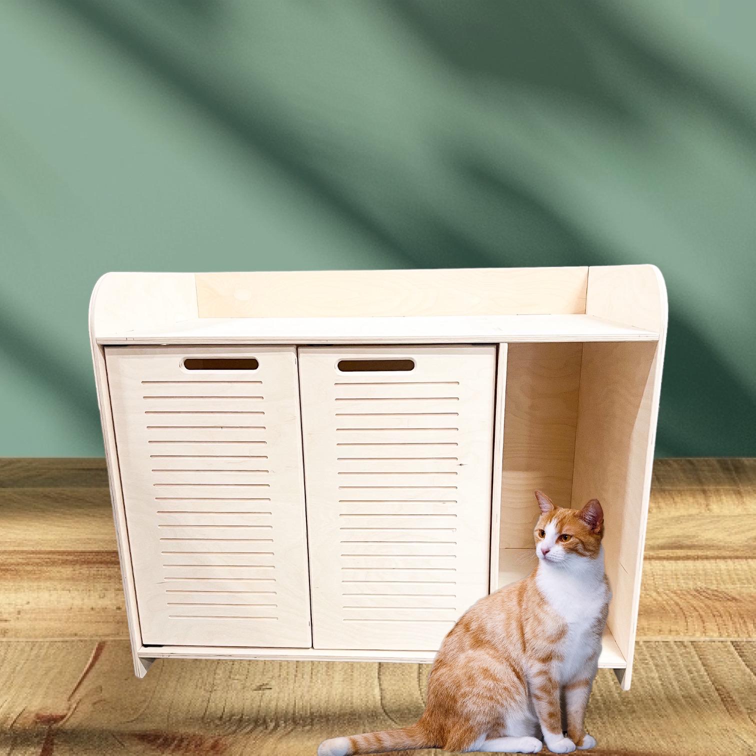 Litter Box Cabinet to Fit Litter Robot 3 and 4 Litter Enclosure Cat Box Cat Litter Cabinet Cat House Rabbit Pen Rabbit Litter POPPY ROBOT Etsy