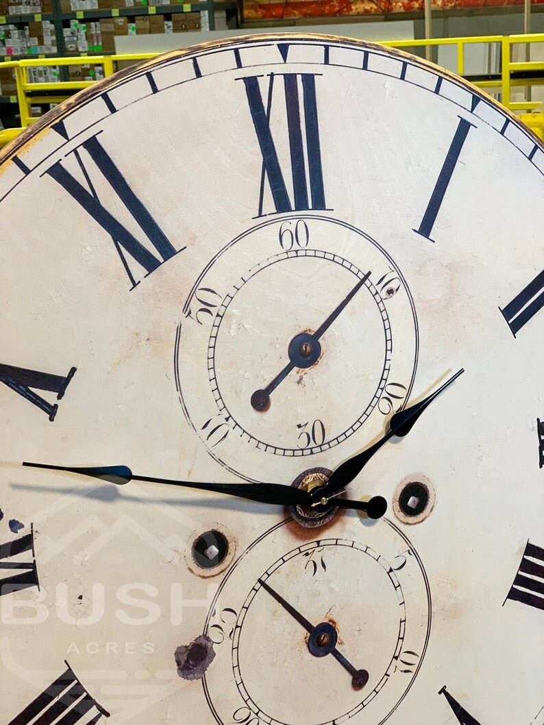 Large Wall Clock 35 Clock Large Wall Art Clocks Etsy