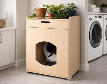 Litter Robot Litter Enclosure for Cats Furniture for Cat Litter Litter Cubby