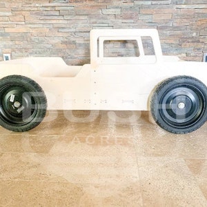 Truck Bed Bronco Bed for Toddlers Montessori Bed Montessori Floor Bed Montessori Furniture Car Bed Boys Room Nursery Bed CAM Twin Size image 2