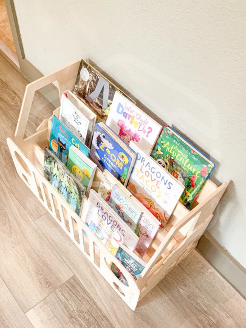 AARON Truck Bookshelf Montessori Bookshelf Toddler Etsy