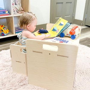 MARLEY- Montessori Desk | Wooden Toddler Table | Toddler Desk | Desk for Kids | Montessori Furniture | Wooden Furniture | Bush Acres USA!