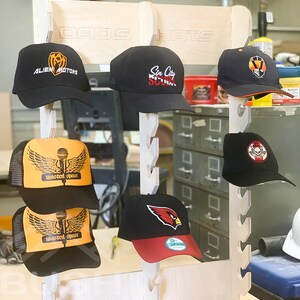 Hat Rack Customizable Hat Handcrafted Wooden Cap Rack Gift for Him ...