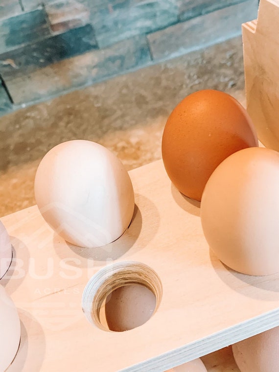 Egg Holder Tray- Countertop Stackable Egg Rack For Fresh Eggs