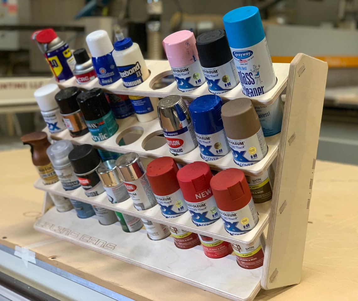 Spray Can Organizer Garage Organizer Spray Can Holder Etsy