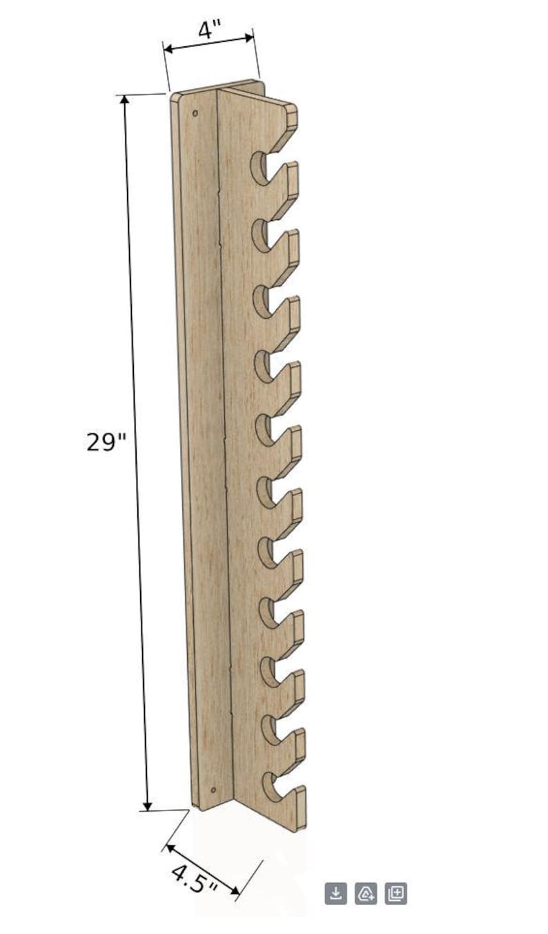 Wooden Cap Rack: Baltic Birch Plywood Hat Storage for Him image 9
