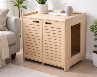 Litter Box to fit Litter Robot 3 and 4 litter robot litter box enclosure cat enclosure rabbit enclosure CURIO ROBOT
