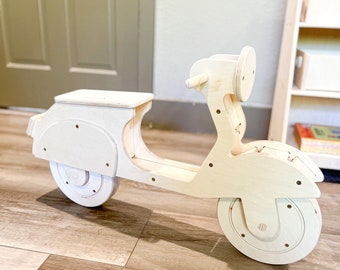 PIETRO- Toddler Scooter - Toddler Balance Bike - Montessori Toys 1 Year Old - Toddler Training Bike - Montessori Toys 2 Year Old - USA Made