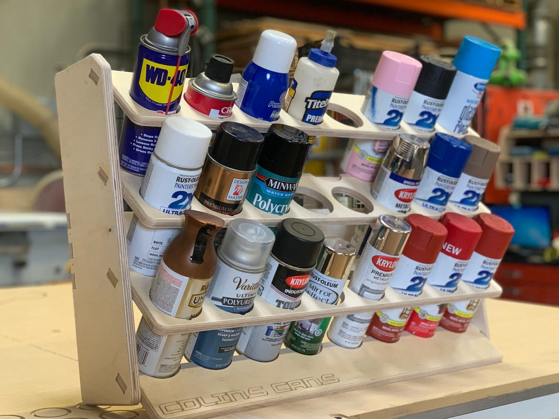 Spray Can Organizer Garage Organizer Spray Can Holder Etsy
