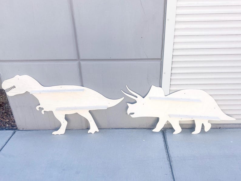 Dinosaur Shelf Wall Mounted Cubbies – Toddler Playroom Dino Decor - Etsy