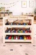 Toy Car Parking Garage Toddler Birthday Gift Personalized Toys for Boys Montessori Toy Car Storage Hot Wheels Storage Shelf 1:64 CADEN