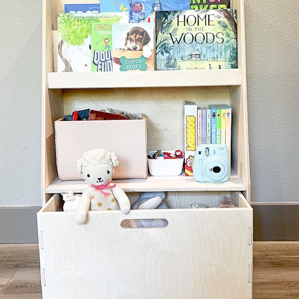 Toy Box Bookshelf Etsy