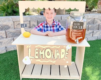 PAIGE- Montessori Lemonade Stand - Kissing Booth - Girl Scout Cookies - Market Stand - Play Store - Children's Lemonade Stand - USA!!