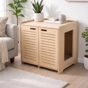 Litter Box for Popur X5 Popur S7 litter box for Cat Cat House Litter Box Enclosure Little Box End Table for Cats CURIO POPUR