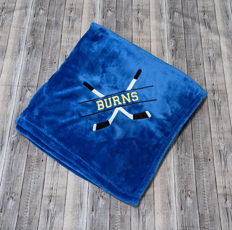 Sports Plush Throw Personalized With Etsy
