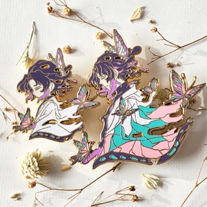 Shinobu Butterfly Hashira Enamel Pin