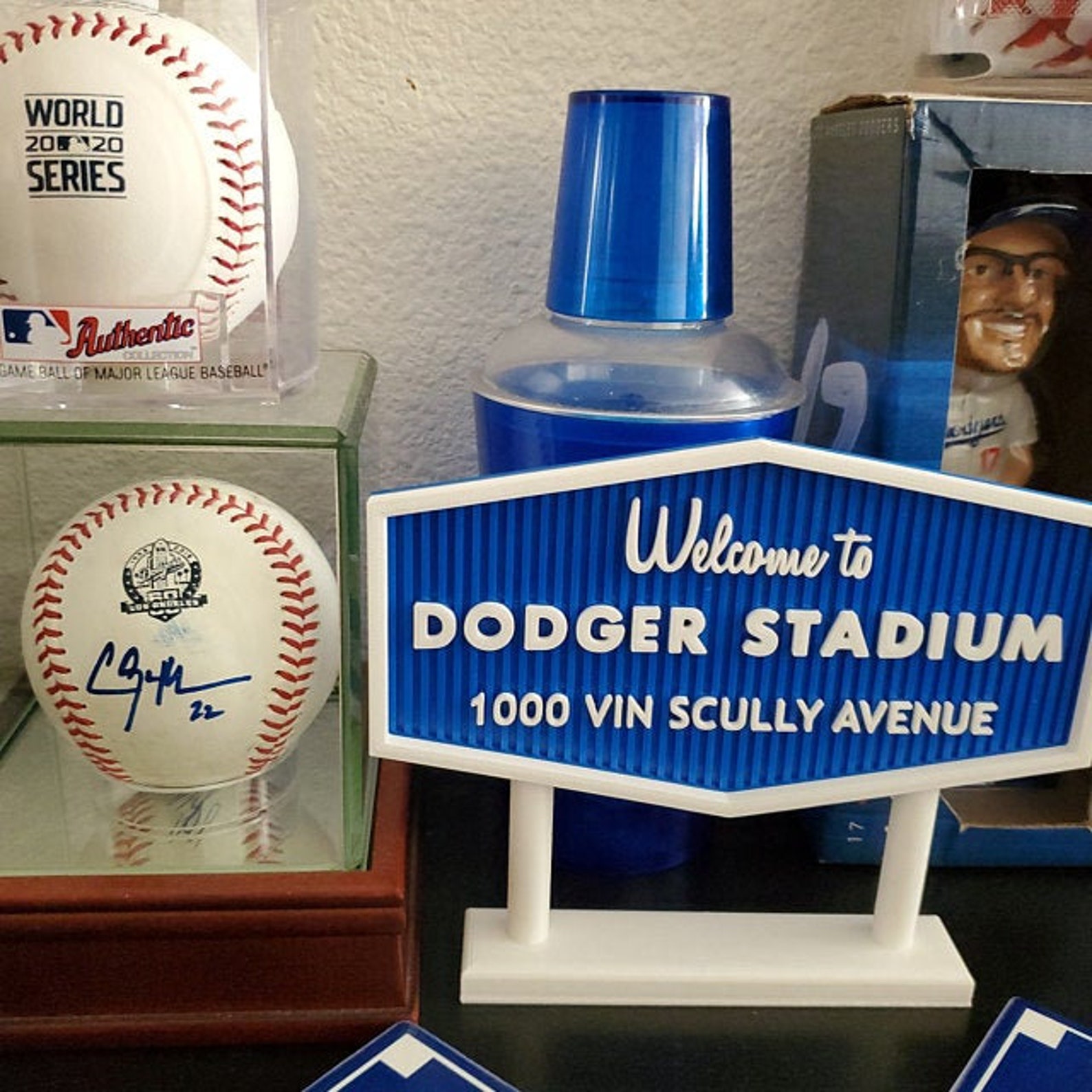 Dodgers 3D printed to Dodger stadium sign Etsy