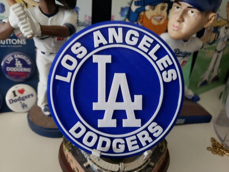dodgers 3D printed Dodgers logo
