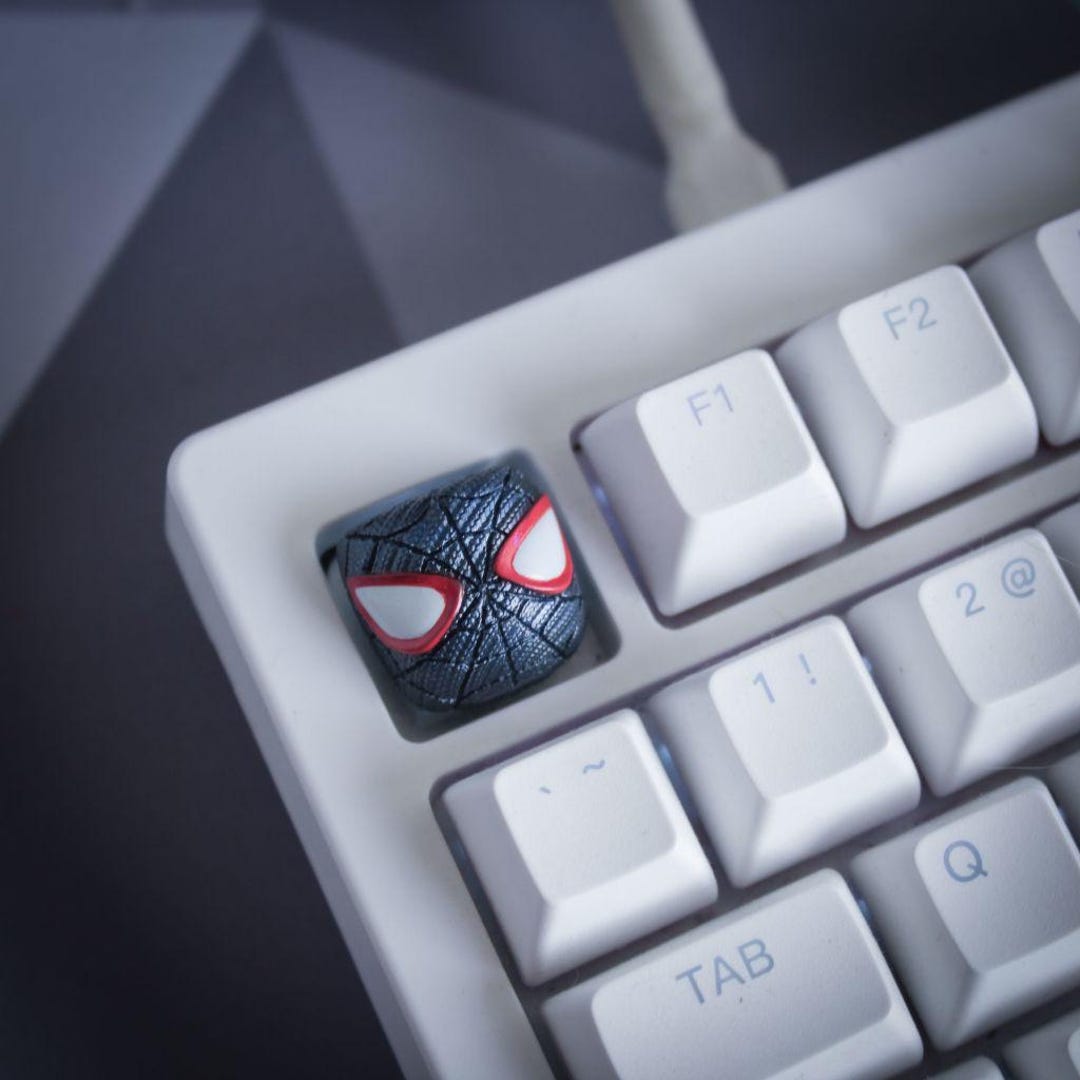 Keycap Spi.derman Miles Morales - Spide.rman - Resin, Esc Keycap ...