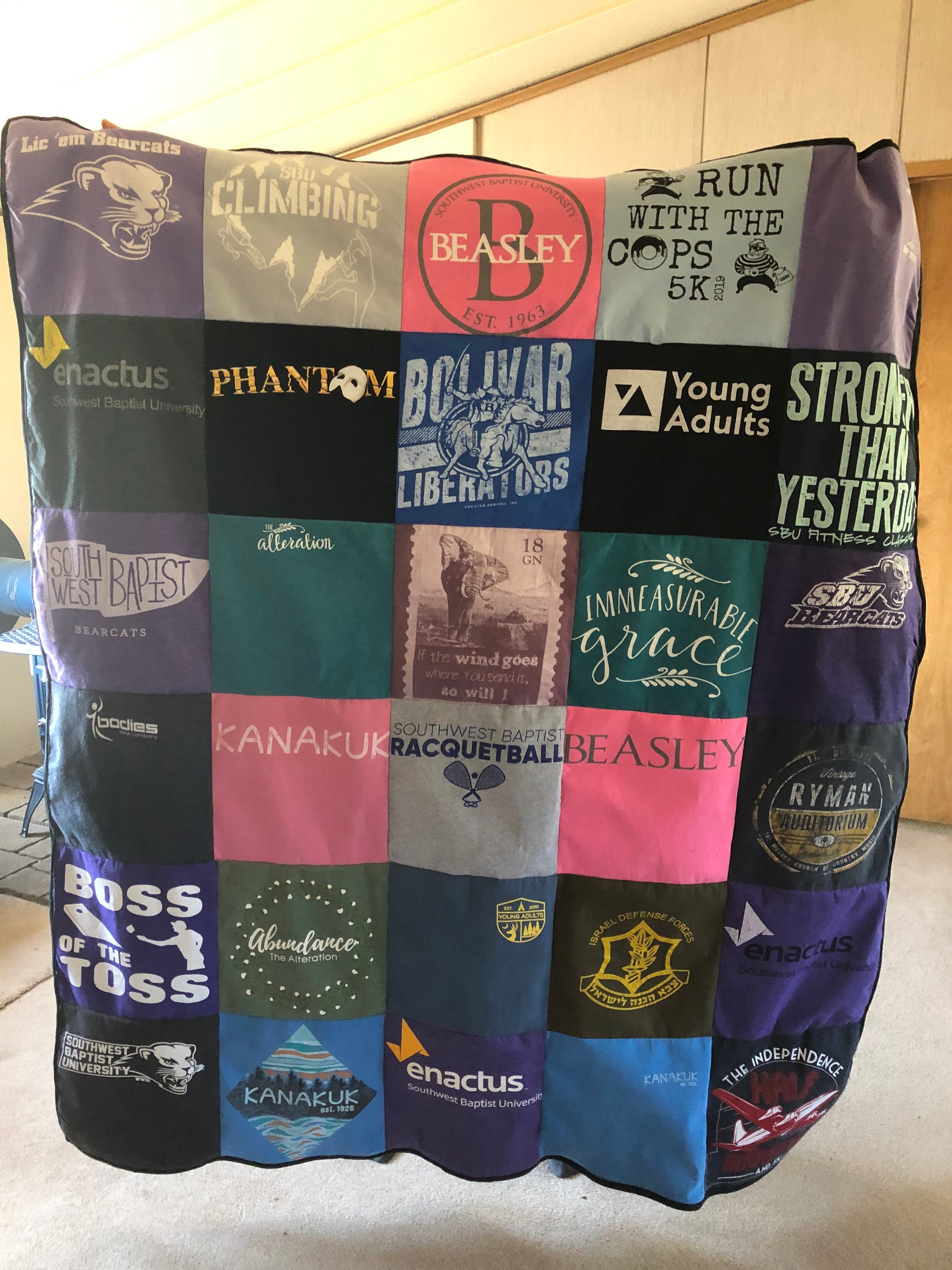 Customizable TShirt Blankets Etsy