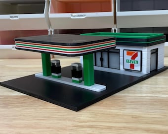 Gas Station Diorama for 1/64th scale Die Cast Car accessory