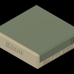 XL 9mm-100 round Ammo Box storage - Perfect for range day - Holds 100 rounds of 9MM Luger Ammo Great if you reload or buy in bulk cases