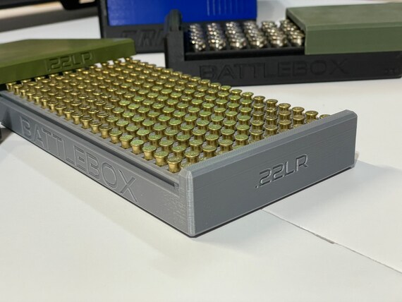 Berry's 22LR Ammo Box (20-Pack) - Holds 1000 Rounds Total - Made In USA