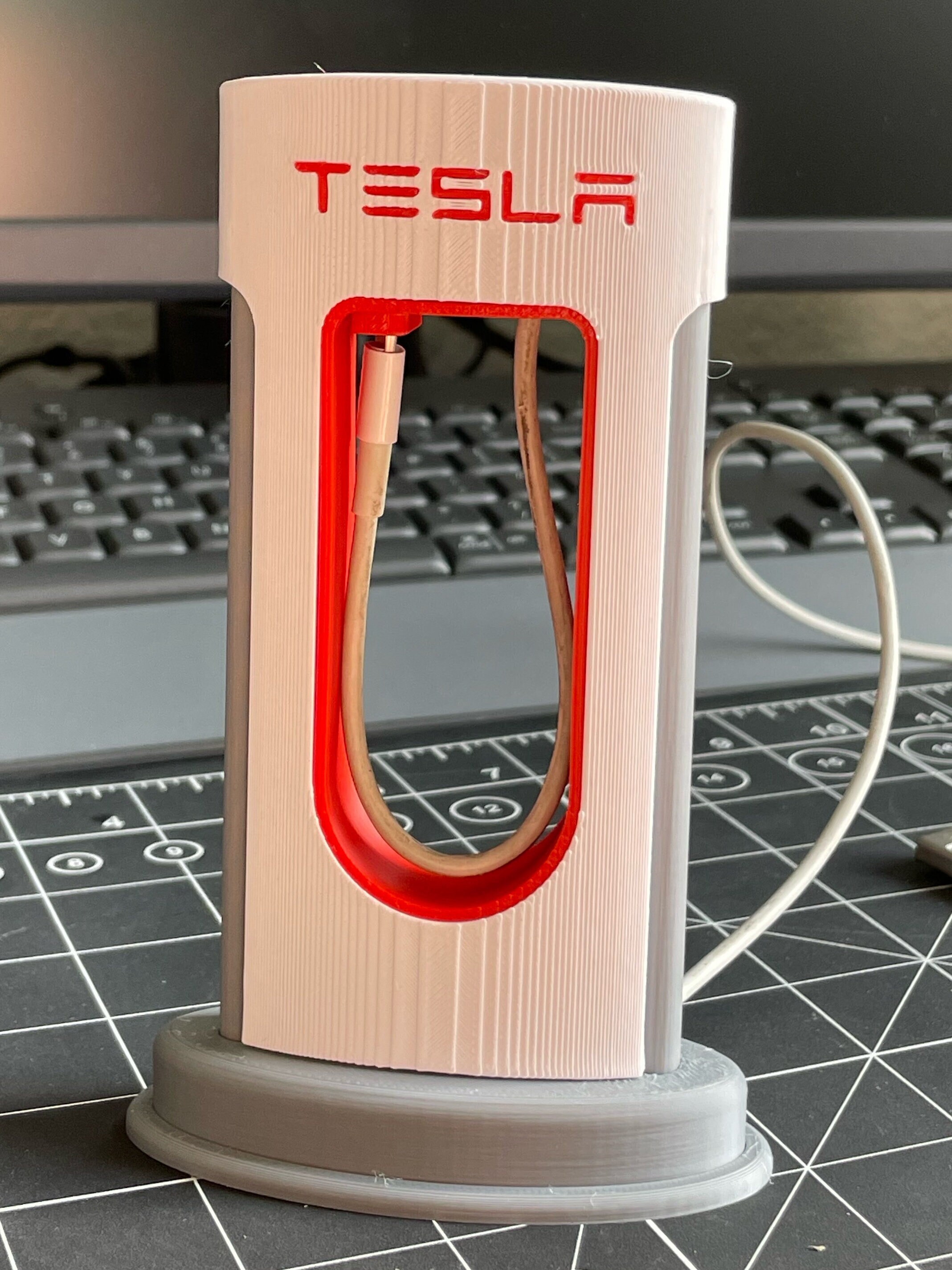 Tesla Supercharger USB Cell Phone Charging Station Fan Art of Chargers Not Exact Replica Etsy