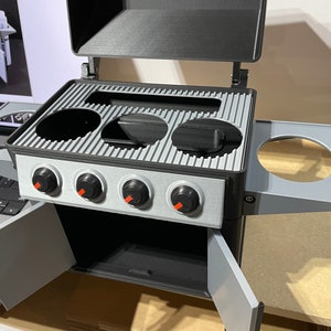 BBQ Grill caddy Mini Barbecue Condiment Holder image 5